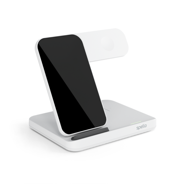 Spello 3in1 Wireless Charging Stand - white