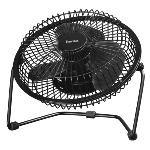 Hama - Haushalts-Lamellenlüfter - Schwarz - Tisch - 20 cm - 360° - USB – Bild 2